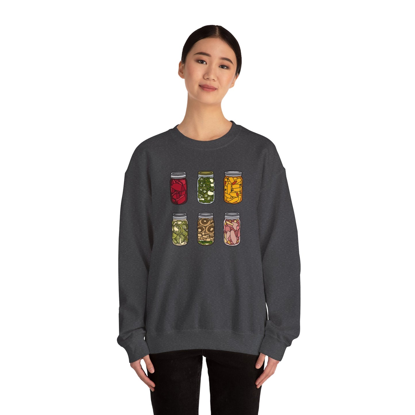 Vintage Jar Design Unisex Heavy Blend™ Crewneck Sweatshirt - Cozy Home Aesthetic