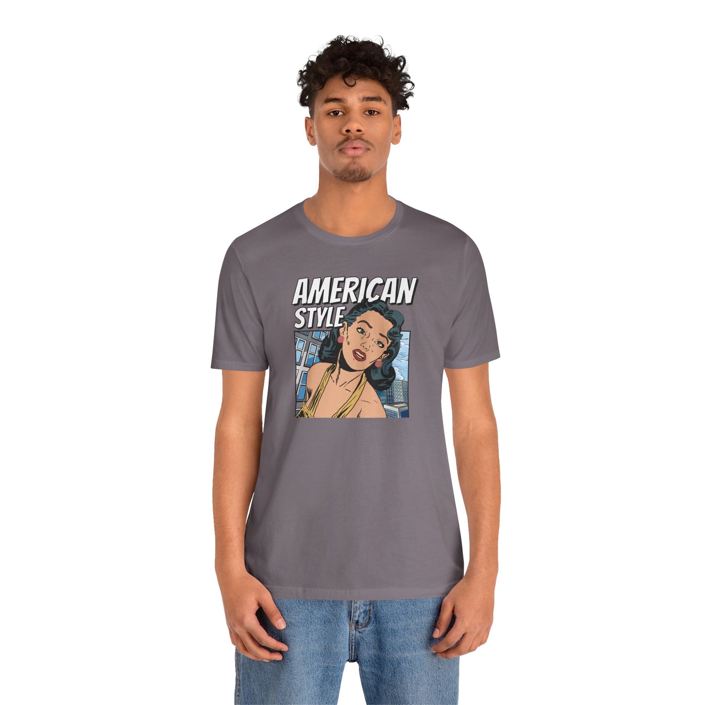 American Style  Short Sleeve Tee