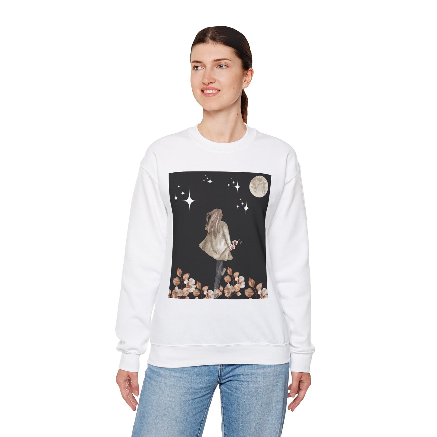 Moongirl Sweatshirt - Unisex Crewneck