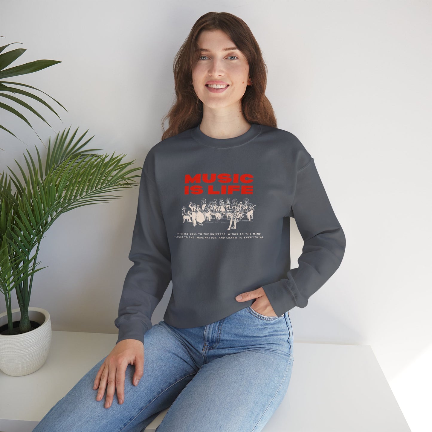 Music Quote Sweatshirt