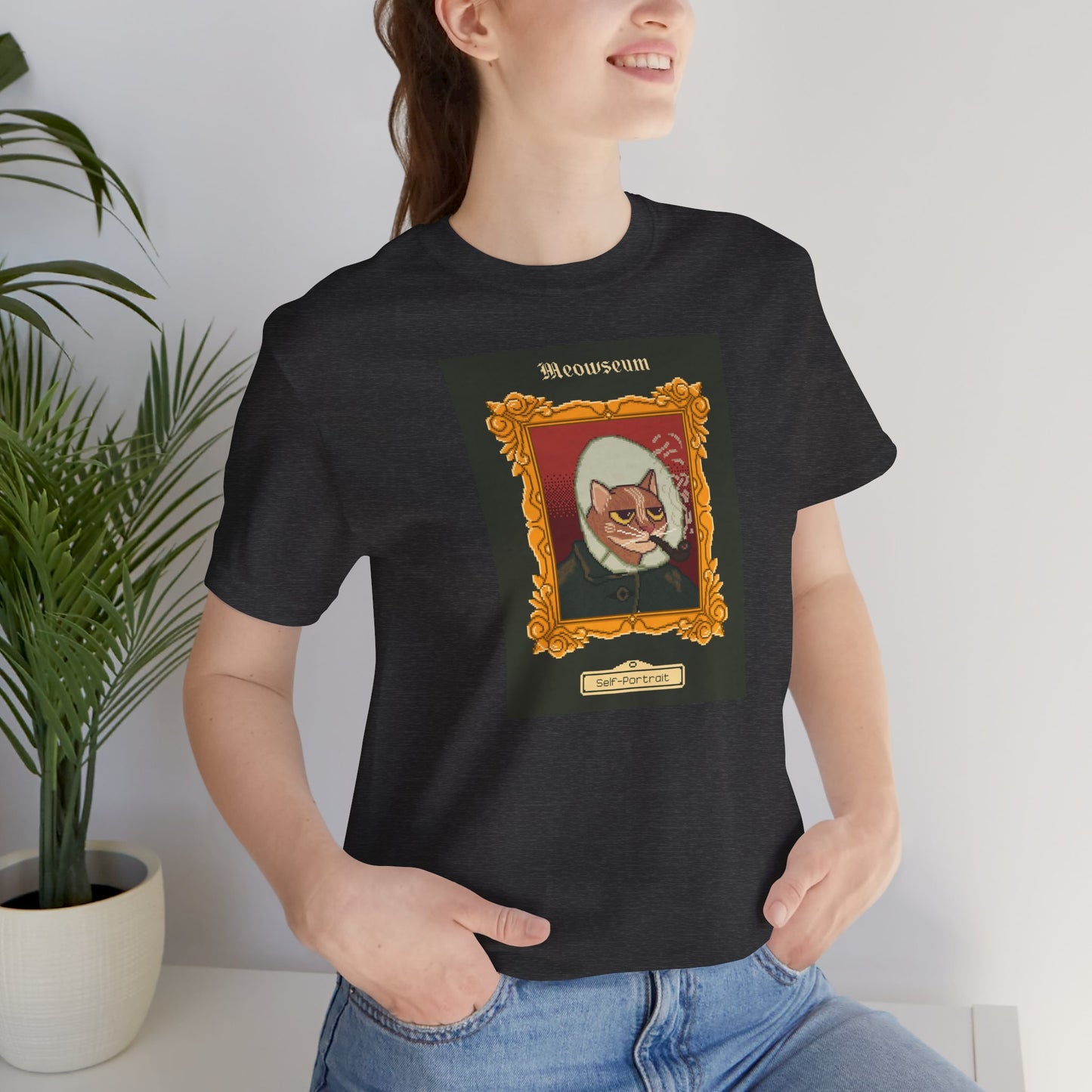 Cat Enthusiast Unisex Short Sleeve Tee - Meowseum Design