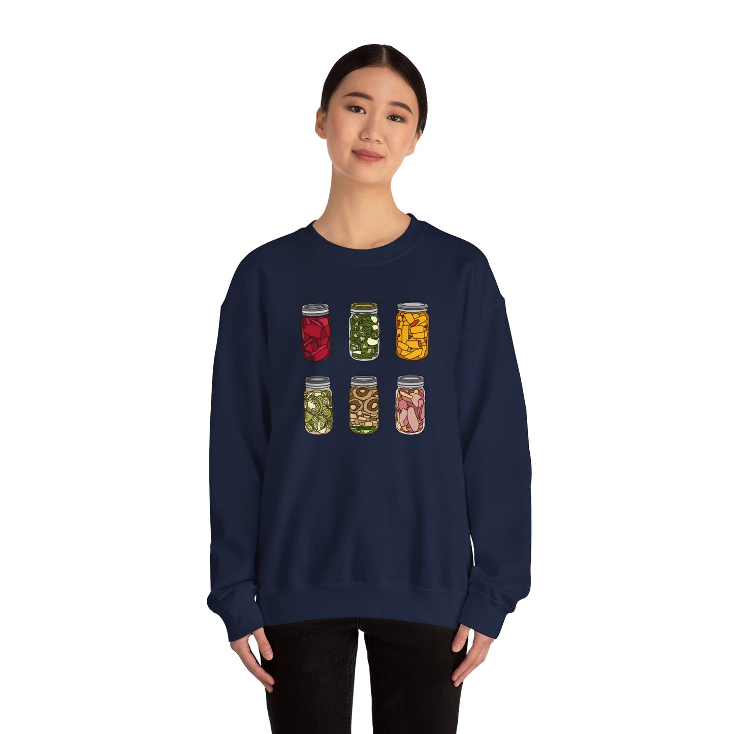 Vintage Jar Design Unisex Heavy Blend™ Crewneck Sweatshirt - Cozy Home Aesthetic