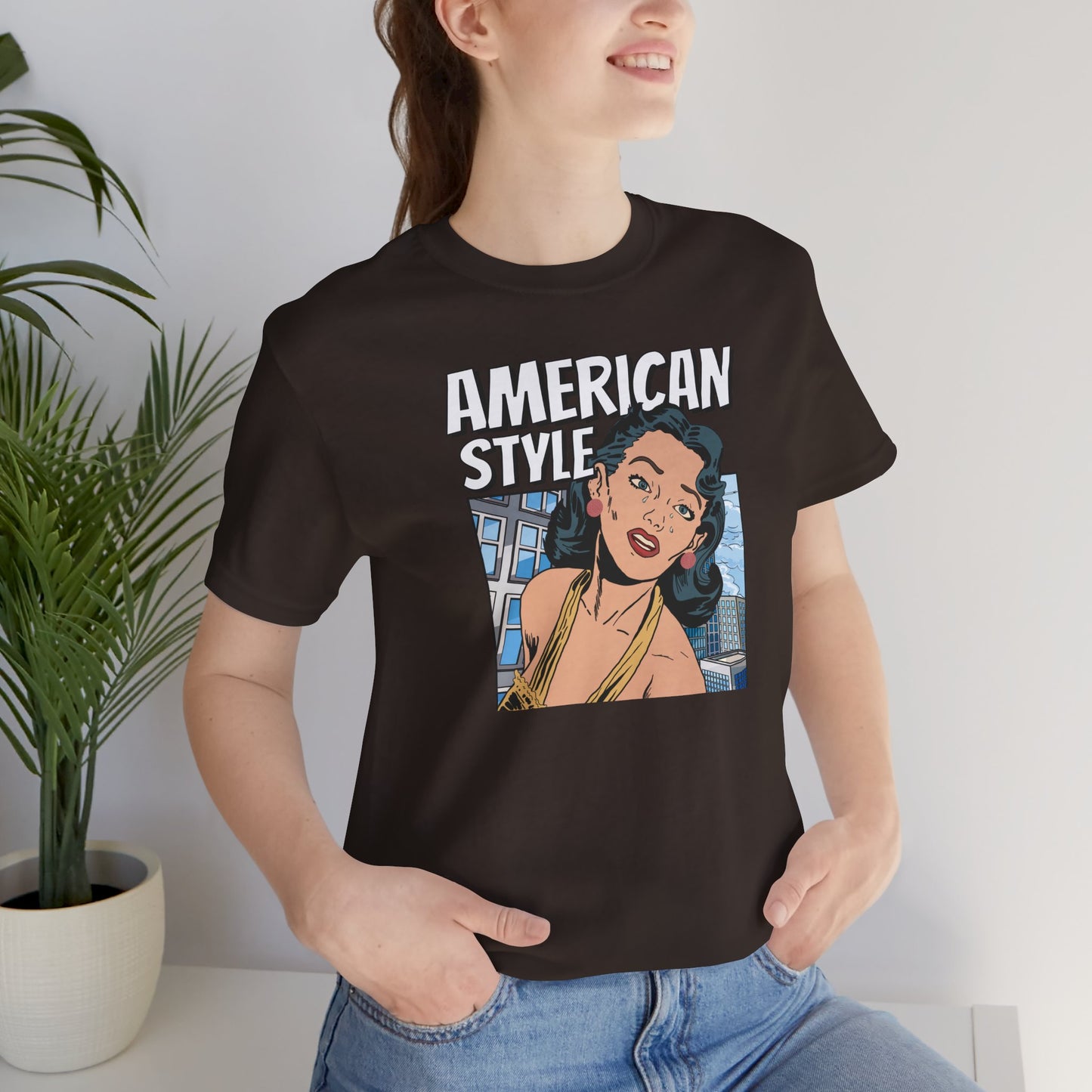 American Style  Short Sleeve Tee