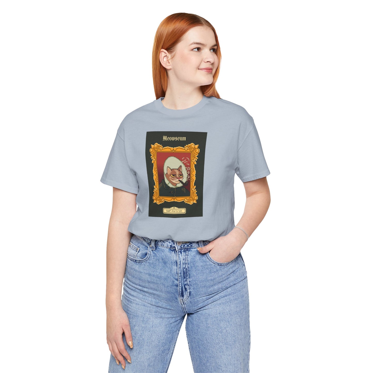 Cat Enthusiast Unisex Short Sleeve Tee - Meowseum Design