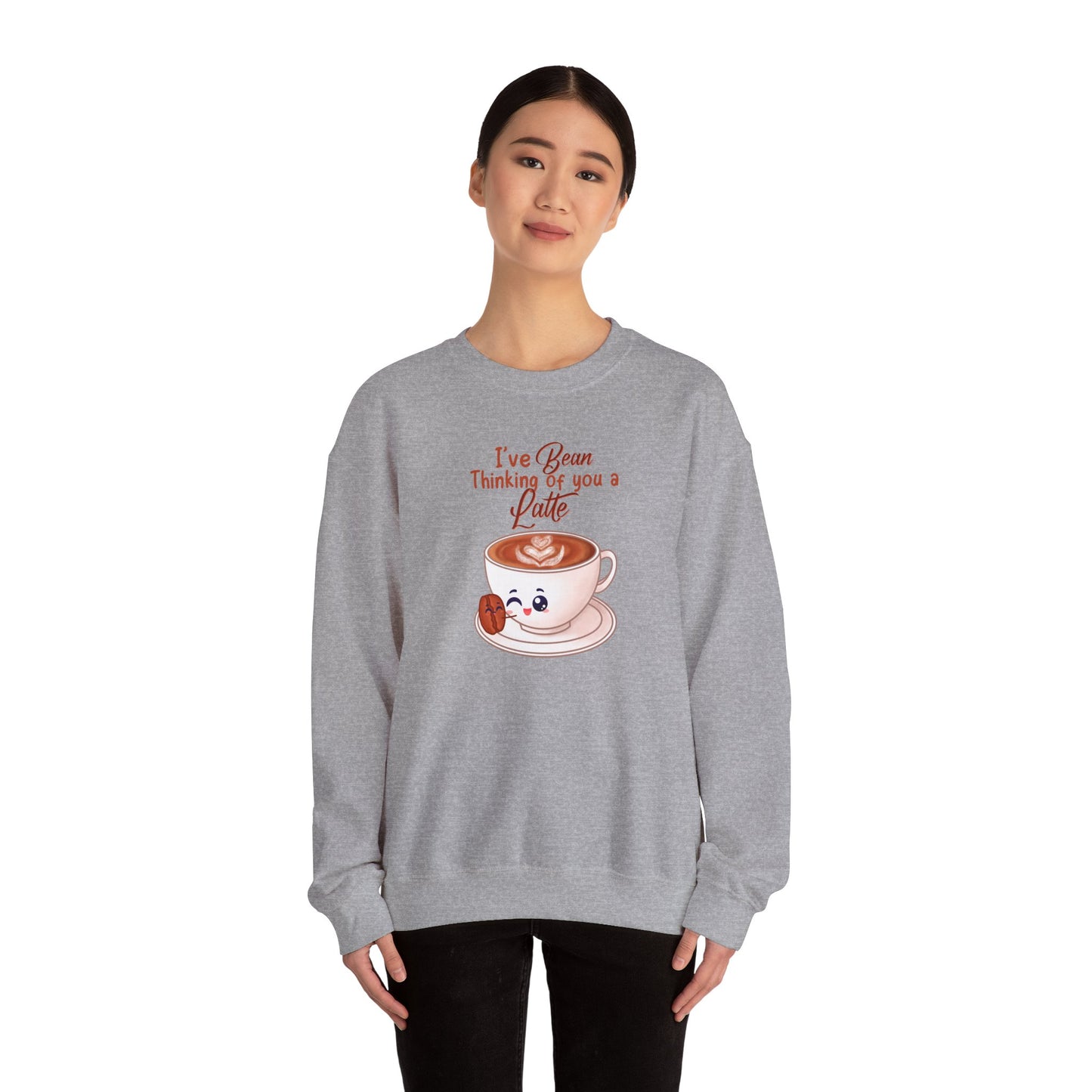 I’ve Been Thinking of You a Latte Sweatshirt | Cozy Unisex Crewneck for Coffee Lovers