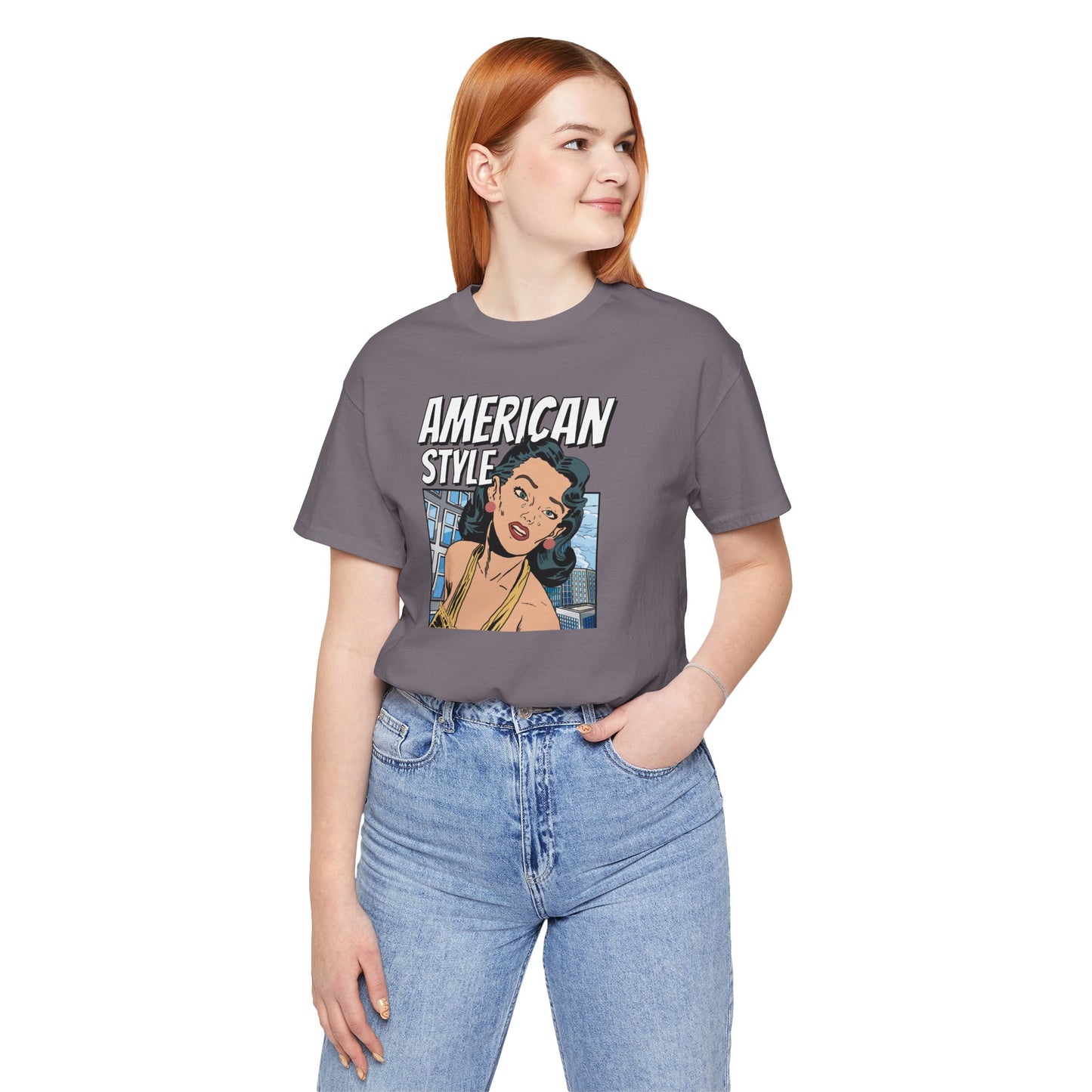 American Style  Short Sleeve Tee