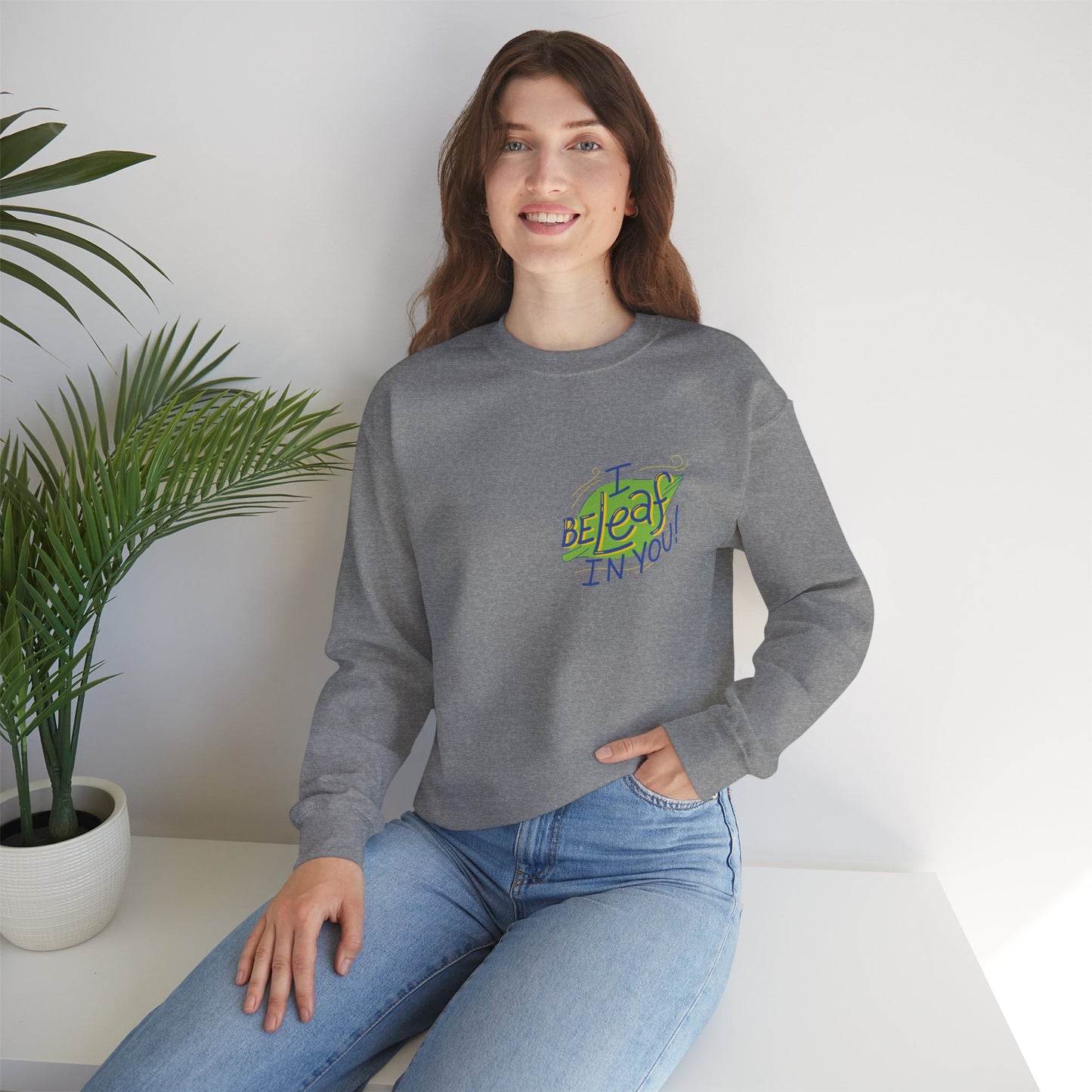 Fun Inspirational Crewneck Sweatshirt