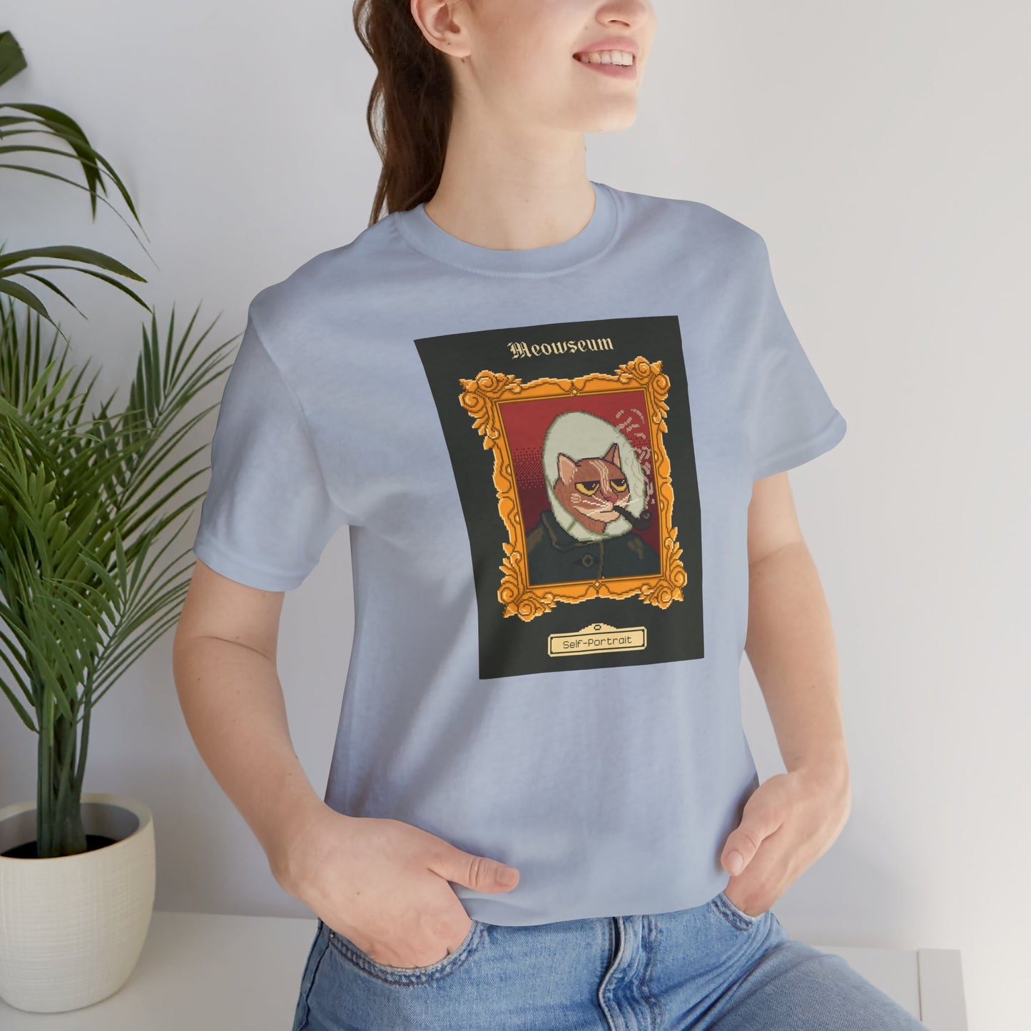 Cat Enthusiast Unisex Short Sleeve Tee - Meowseum Design