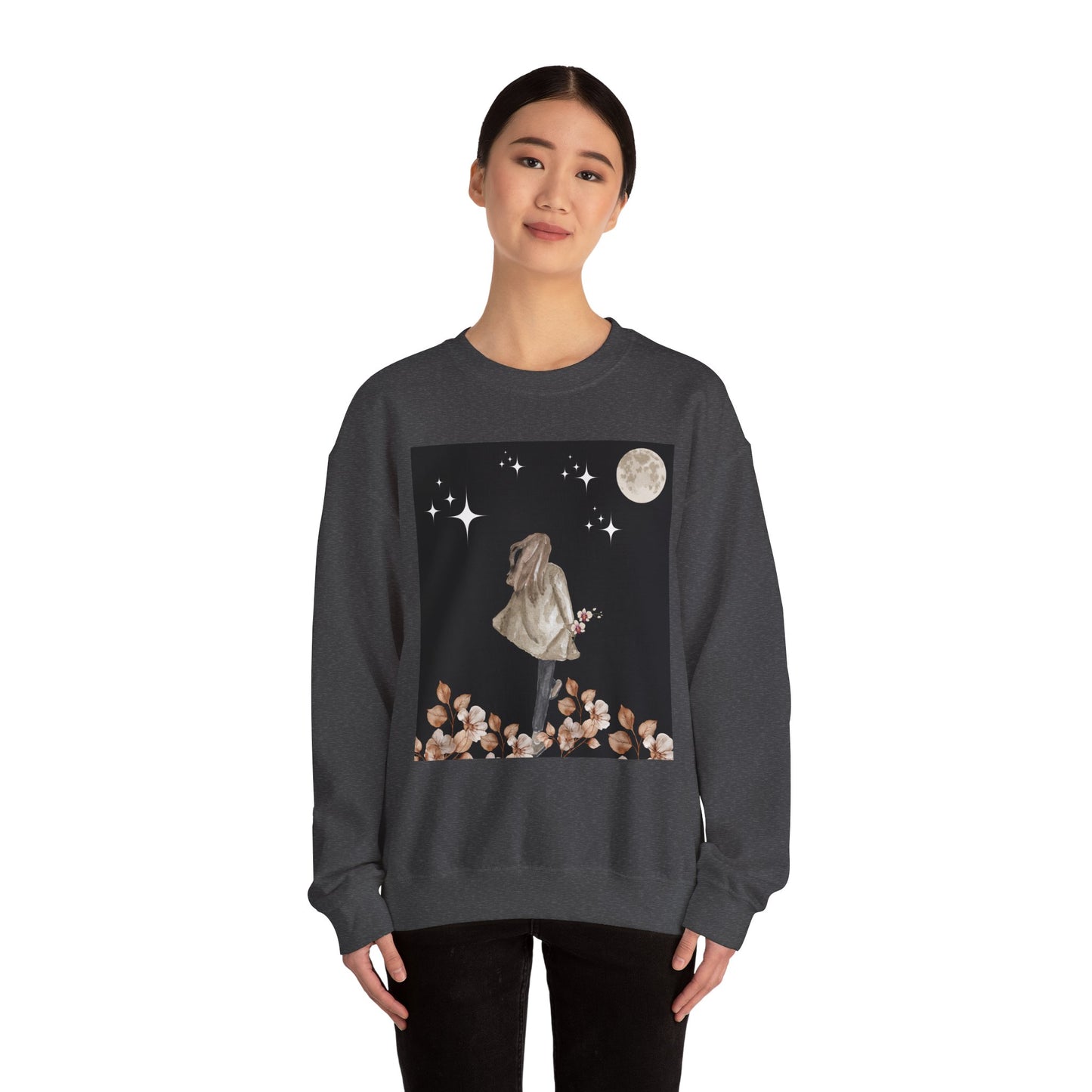 Moongirl Sweatshirt - Unisex Crewneck