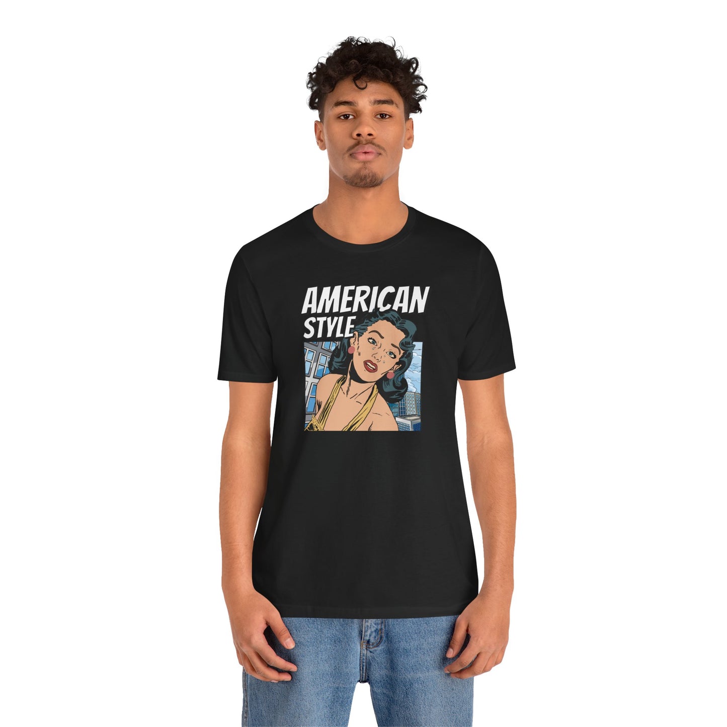 American Style  Short Sleeve Tee