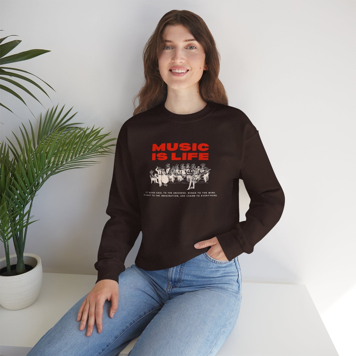 Music Quote Sweatshirt