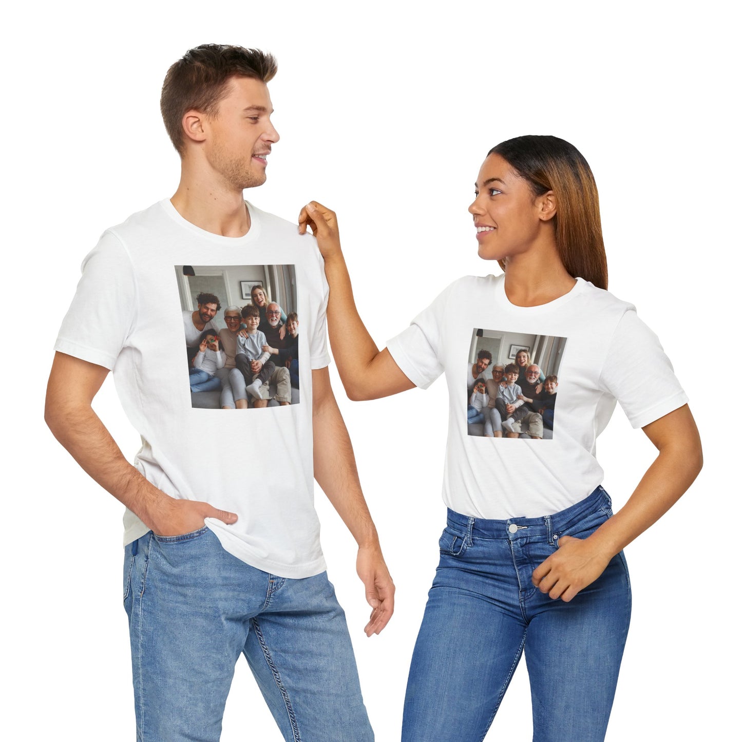 Personalized Family Vibes Unisex Tee - Celebrate Togetherness