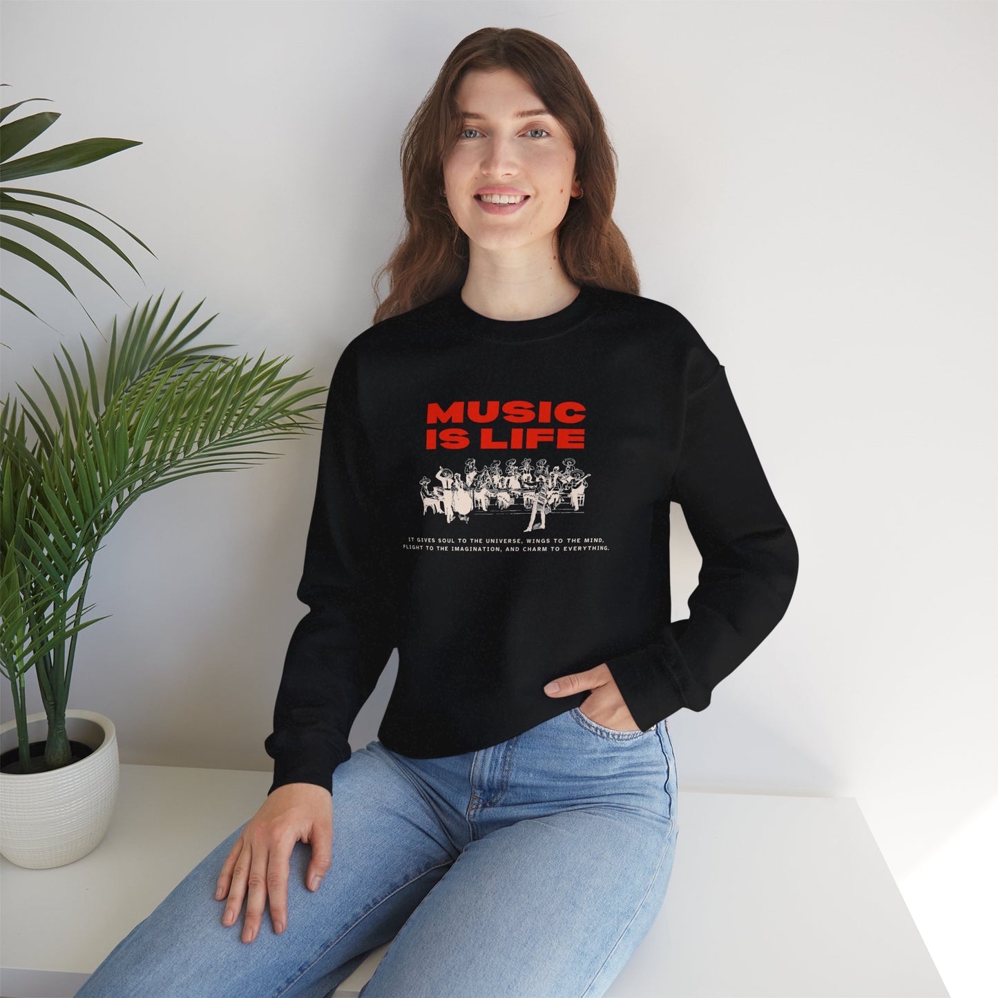 Music Quote Sweatshirt