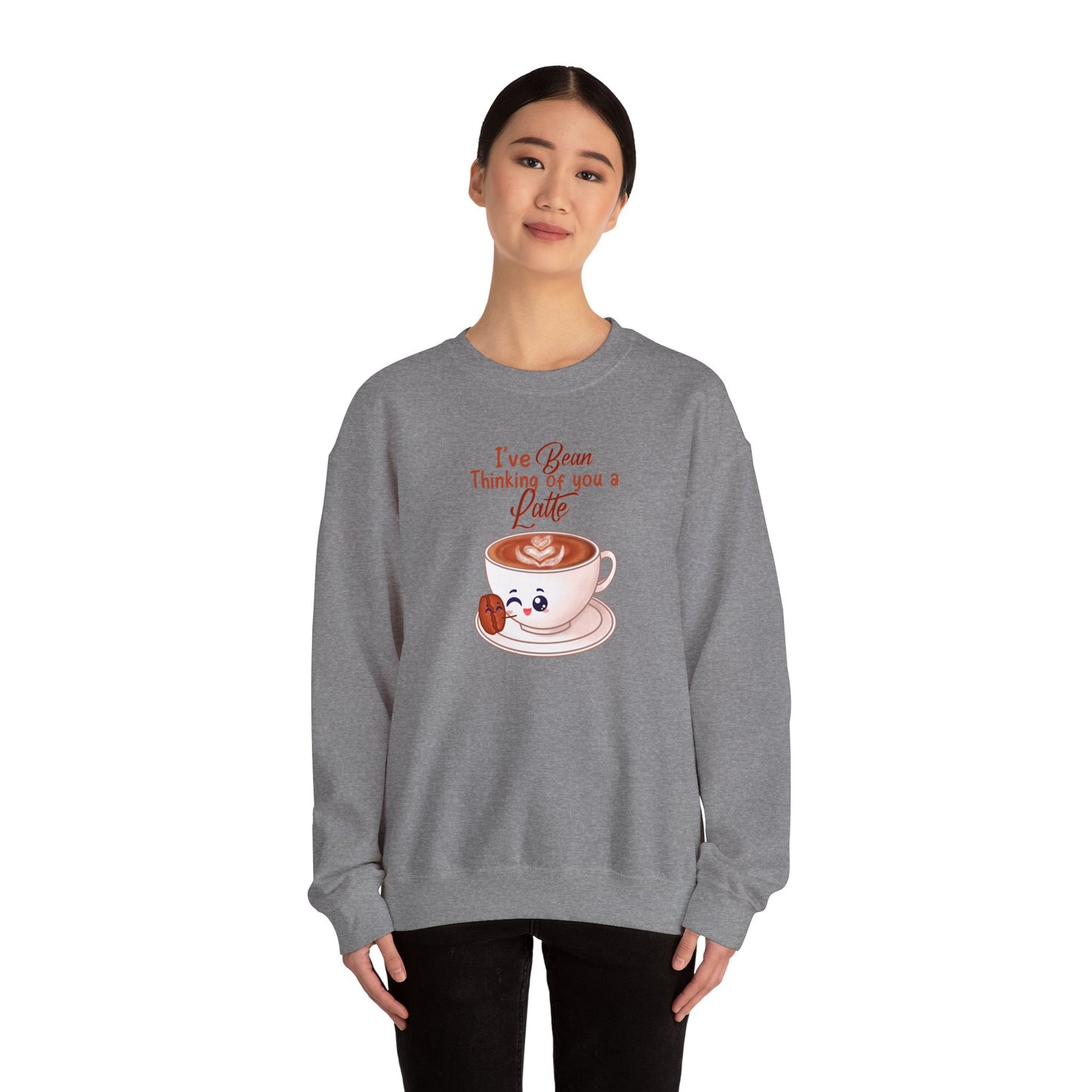 I’ve Been Thinking of You a Latte Sweatshirt | Cozy Unisex Crewneck for Coffee Lovers