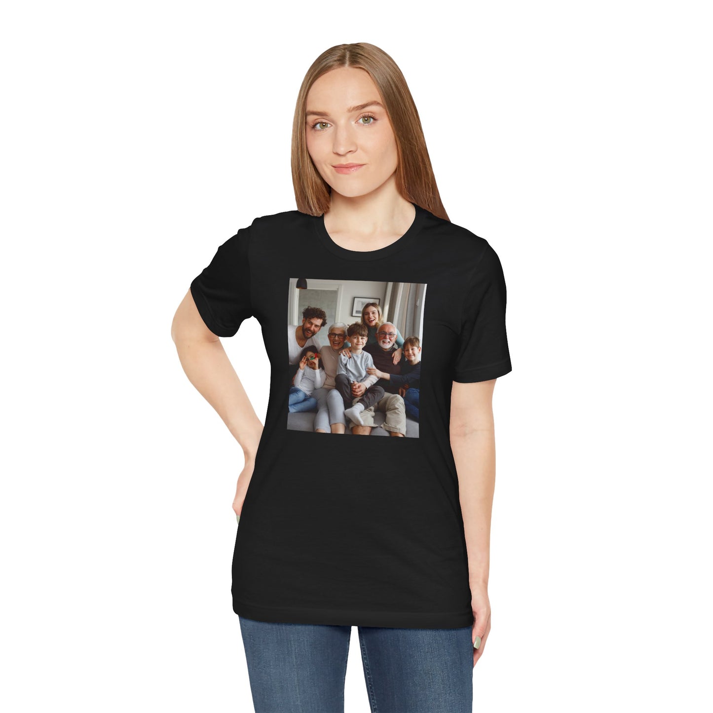 Personalized Family Vibes Unisex Tee - Celebrate Togetherness