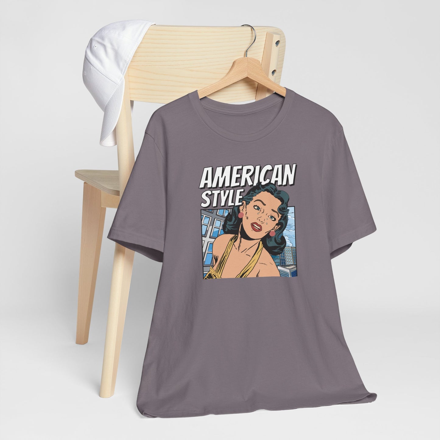 American Style  Short Sleeve Tee