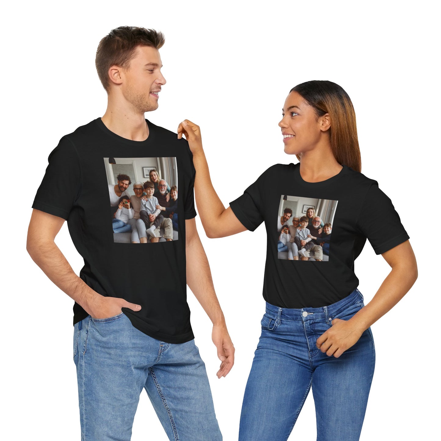 Personalized Family Vibes Unisex Tee - Celebrate Togetherness