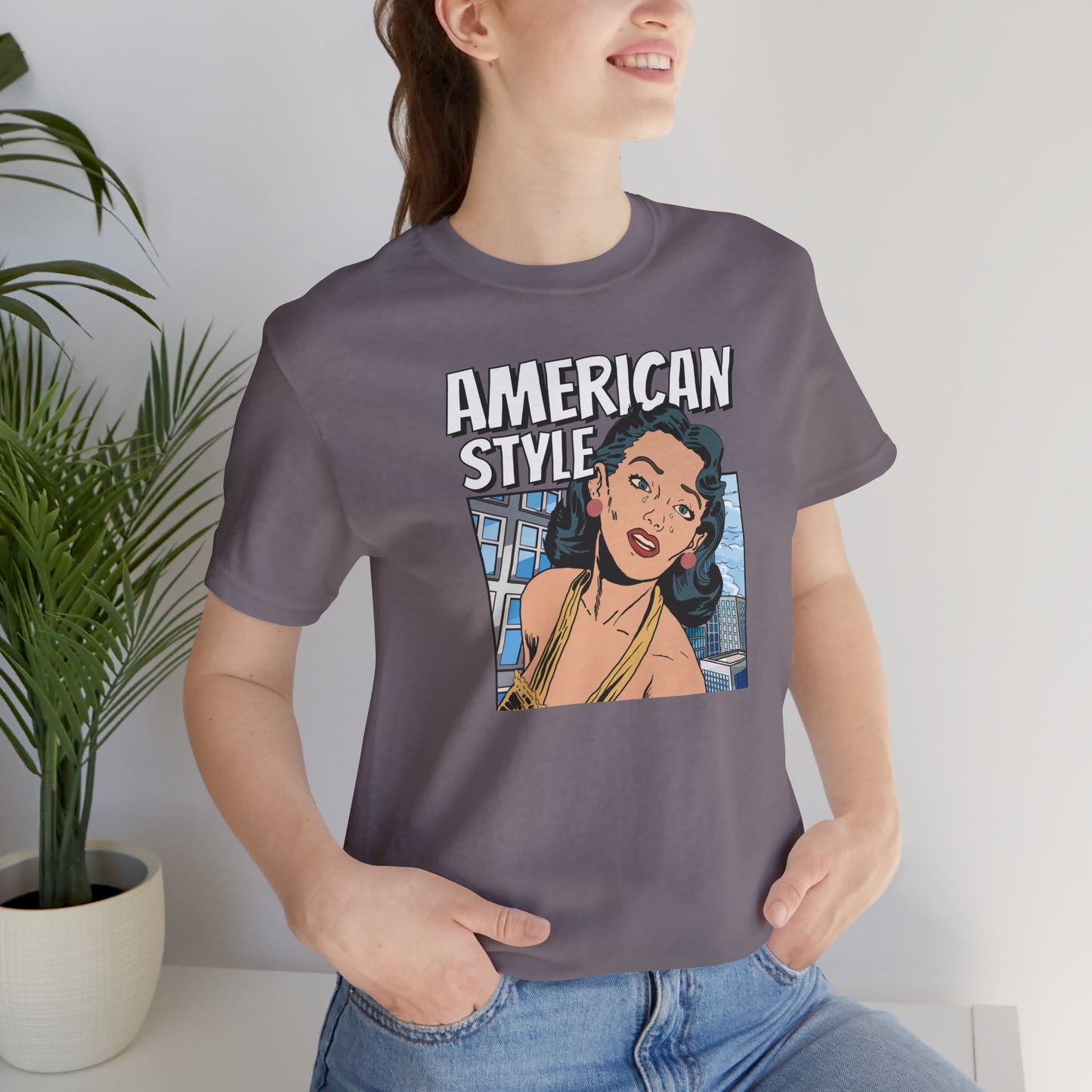 American Style  Short Sleeve Tee