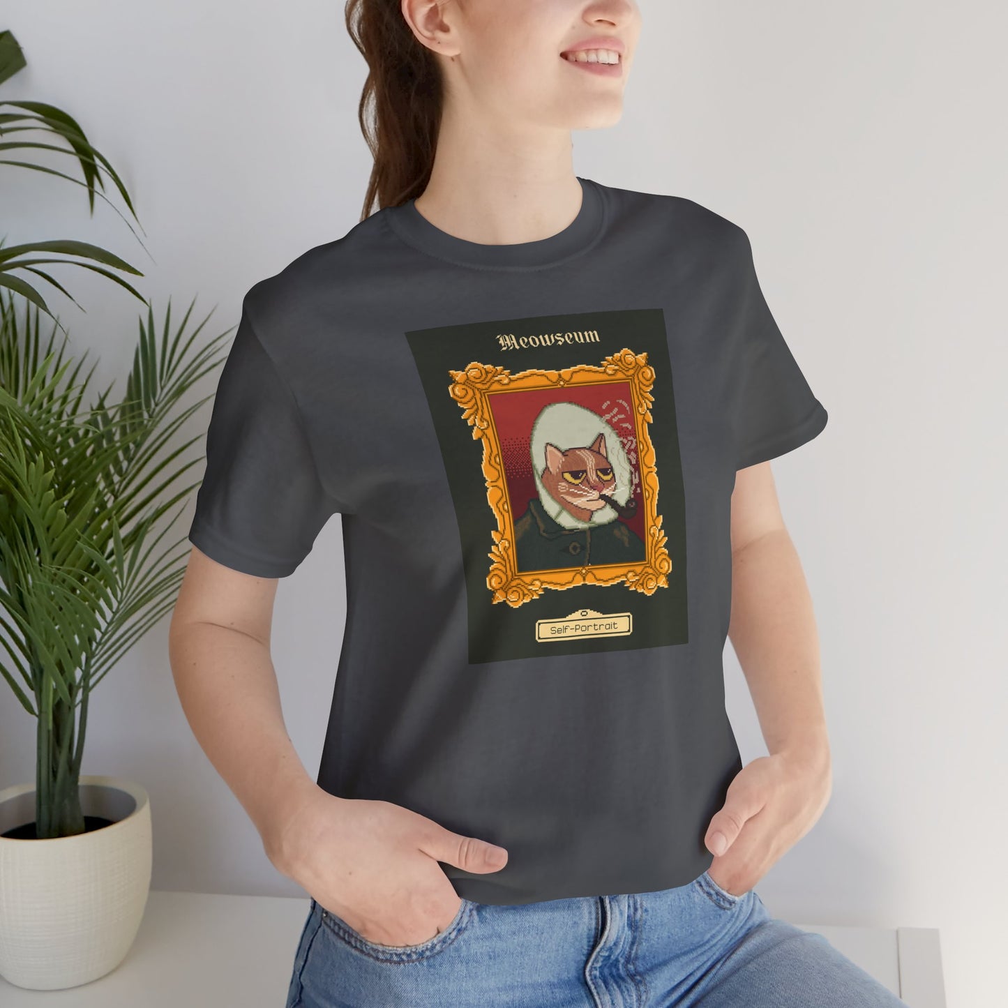 Cat Enthusiast Unisex Short Sleeve Tee - Meowseum Design