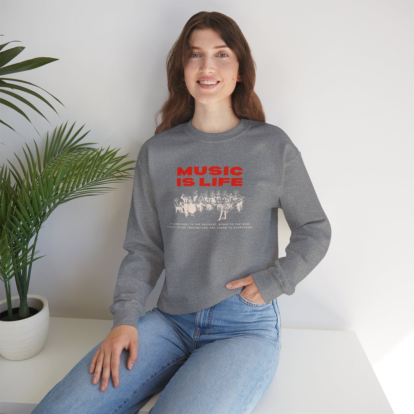 Music Quote Sweatshirt