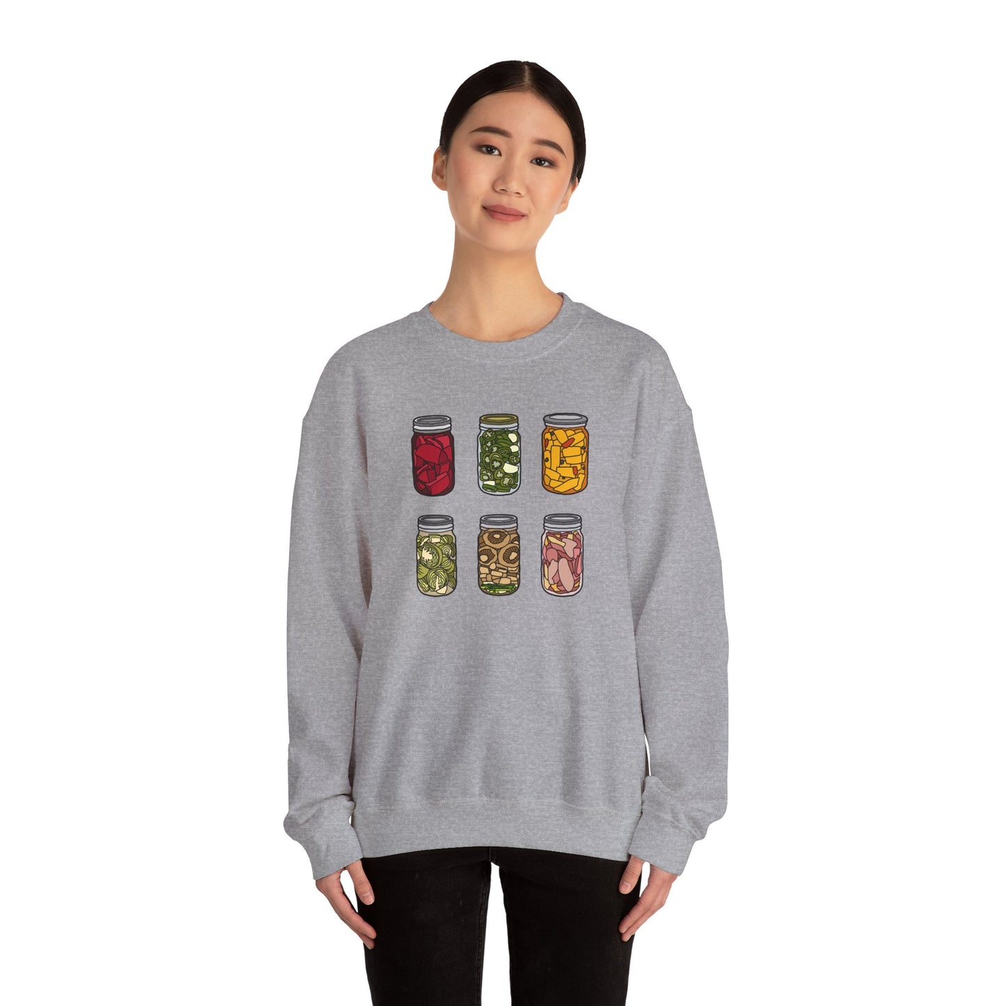 Vintage Jar Design Unisex Heavy Blend™ Crewneck Sweatshirt - Cozy Home Aesthetic