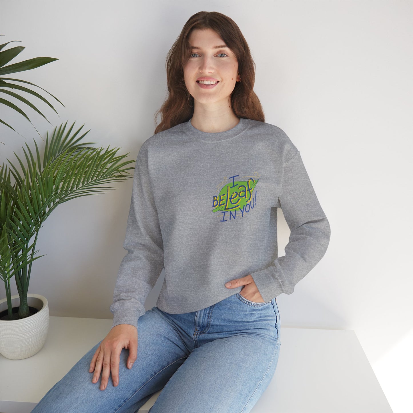 Fun Inspirational Crewneck Sweatshirt