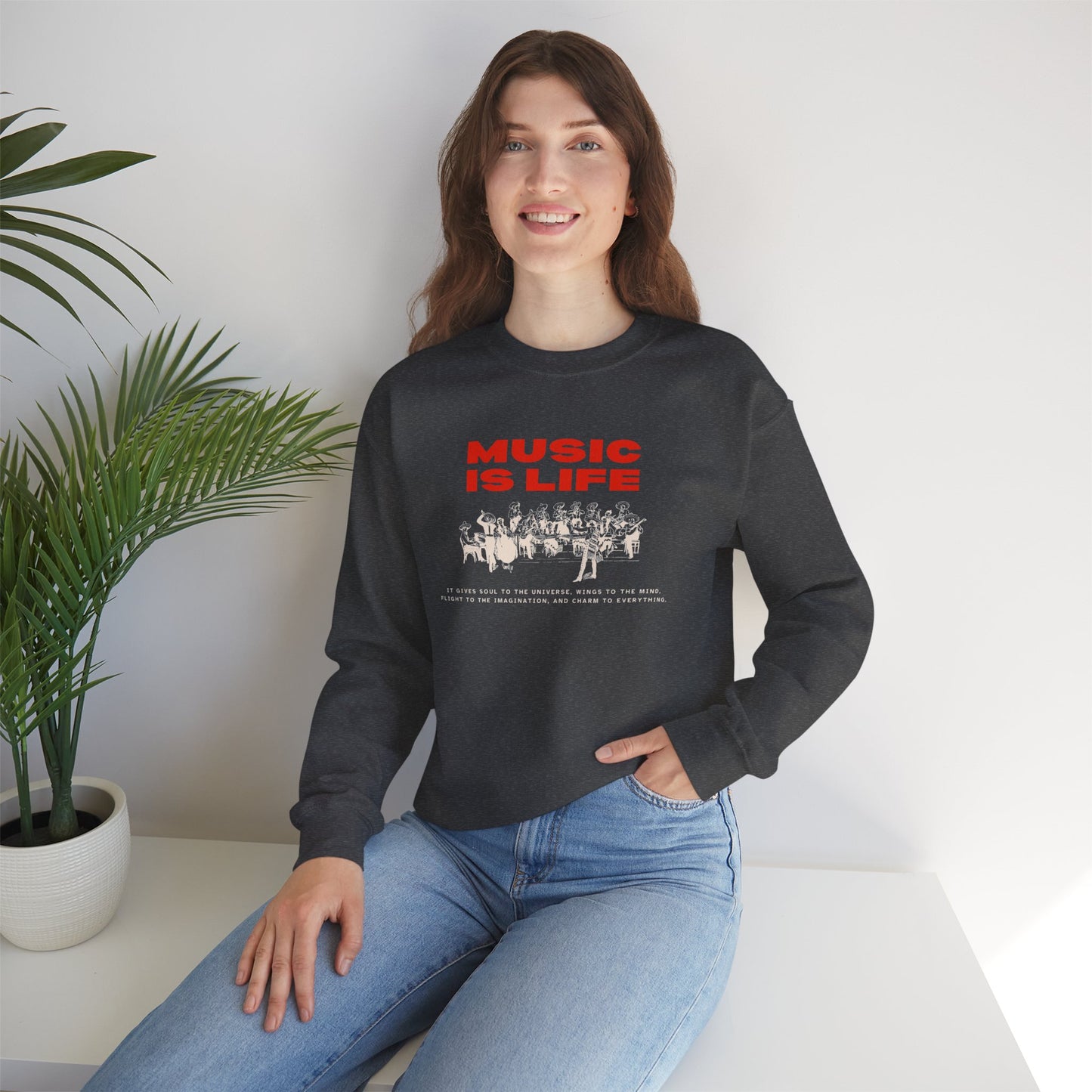 Music Quote Sweatshirt