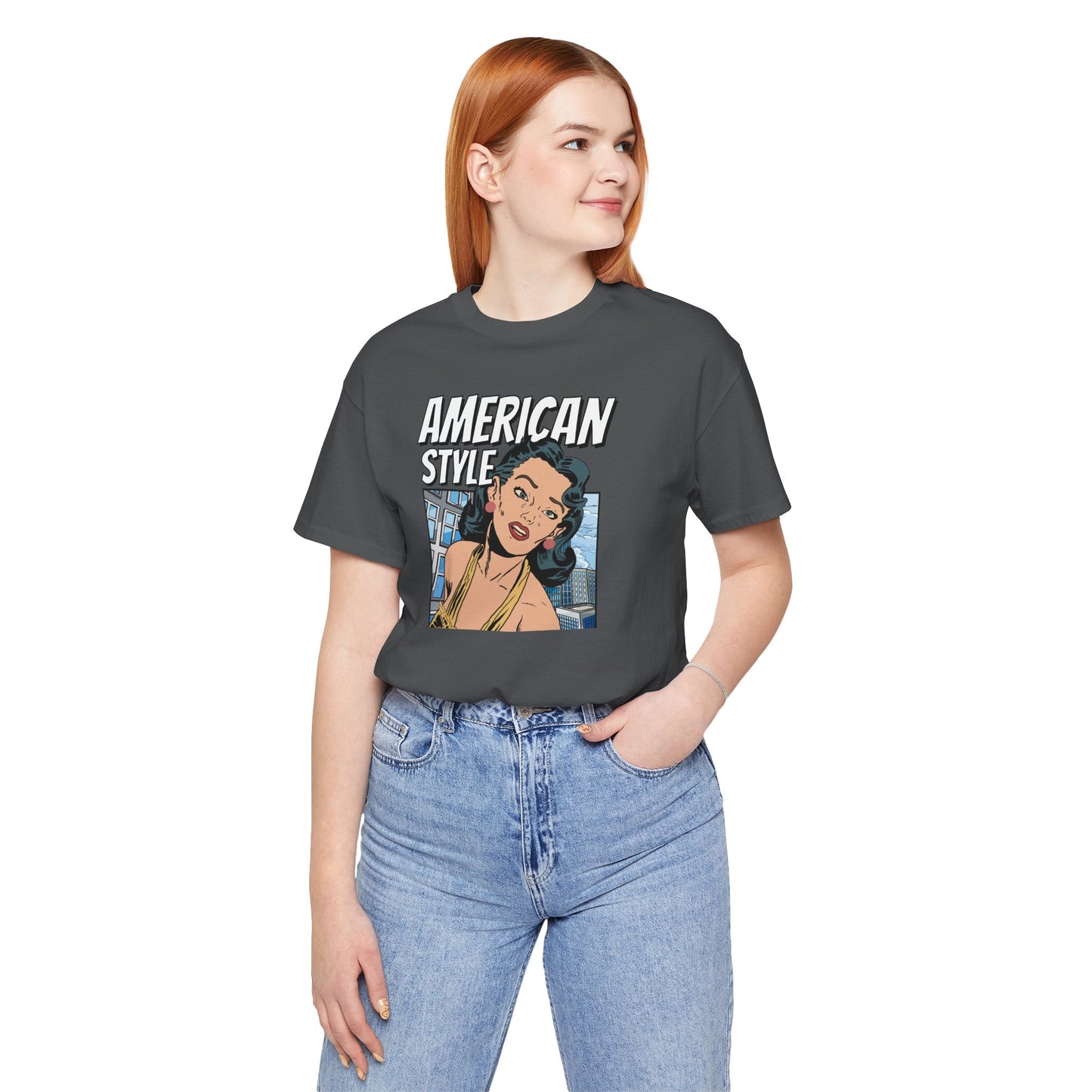 American Style  Short Sleeve Tee