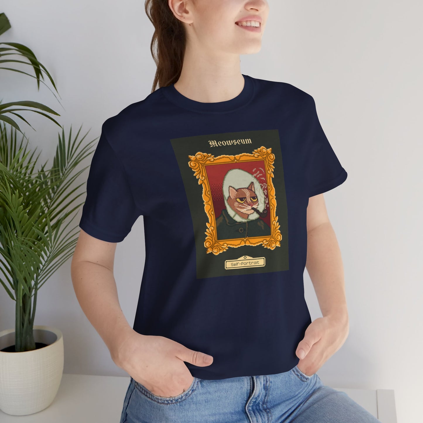 Cat Enthusiast Unisex Short Sleeve Tee - Meowseum Design